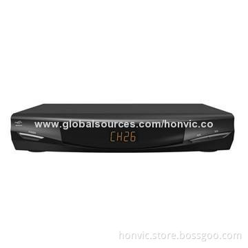 DVB-S Receiver with USB for Egypt with LED Real-time Clock Display